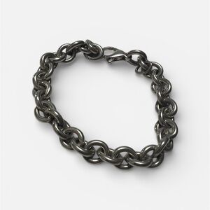 Chunky Sterling Silver Chain Bracelet